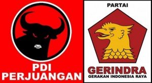 PDIP - GERINDRA PDIP - GERINDRA